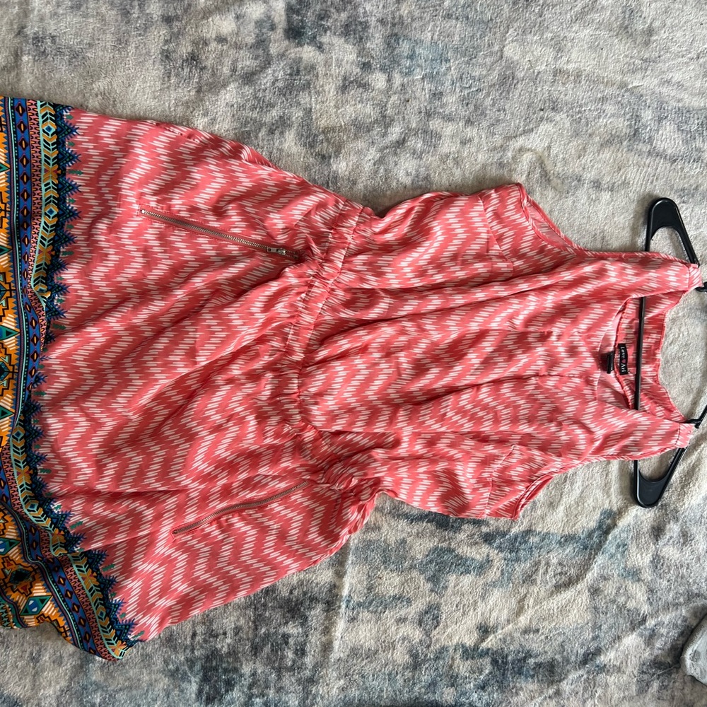 Coral dress